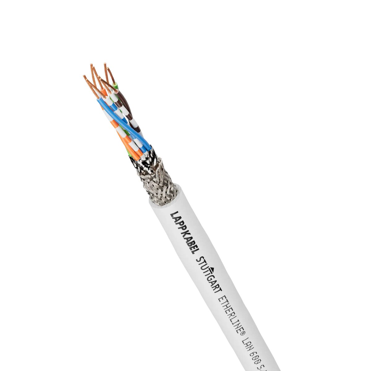 ��������2170144��̫������4X2X26/7AWG����, �̶�����; Cat.7; S/FTP; PVC; ��ɫ-LAPP2170144